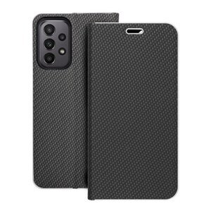 Puzdro Luna Book Carbon Samsung Galaxy A23 5G - čierne