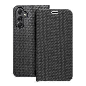 Puzdro Luna Book Carbon Samsung Galaxy A34 5G - čierne