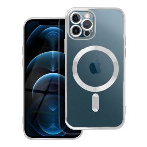 ELECTRO MAG COVER case compatible with MagSafe for IPHONE 12 Pro silver