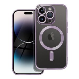 Puzdro Magsafe Shine iPhone 14 Pro - tmavo-fialové