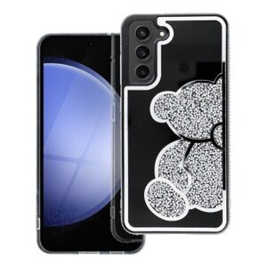 Puzdro Teddy Bear Samsung Galaxy S20 FE/S20 FE 5G - strieborné