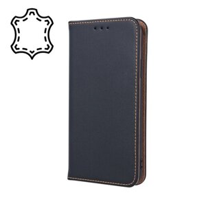 Puzdro Genuine Leather Book Samsung Galaxy S10 - čierne