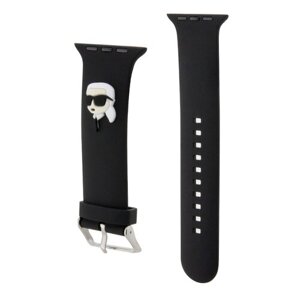 Karl Lagerfeld Karl Head NFT Řemínek pro Apple Watch 42/44/45/46/49 Black (Pošk. Balení)