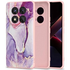 Puzdro Tech-Protect Xiaomi Redmi Note 14 Pro 5G/ Redmi Note 14 Pro+, Mramor - fialové