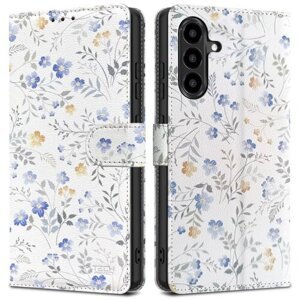 Puzdro Tech-Protect Book Samsung Galaxy A36 5G - Jarné kvety