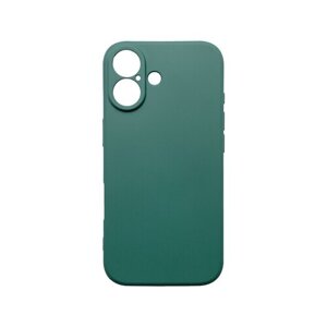 mobilNET silikónové puzdro iPhone 17, tmavozelené (Fiber)