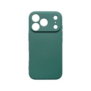 mobilNET silikónové puzdro iPhone 17 Pro Max, tmavozelené (Fiber)