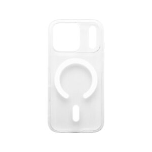 mobilNET silikónové puzdro iPhone 17 Pro, priehľadné (Moist Magsafe)