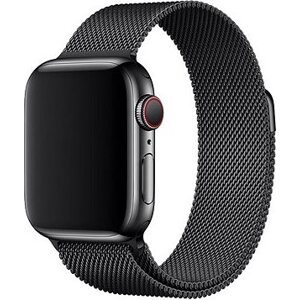 Eternico Elegance Milanese na Apple Watch 38 mm/40 mm/41 mm black