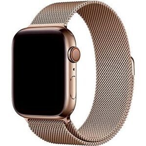 Eternico Elegance Milanese na Apple Watch 42 mm/44 mm/45 mm/Ultra 49 mm rose gold