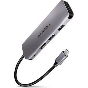 AXAGON HMC-5 SuperSpeed USB-C 3.2 Gen 1 Multiport Hub, 2× USB, HDMI, SD/mSD, PD 100 W