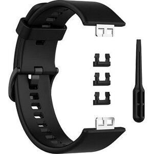 BStrap Silicone na Huawei Watch Fit, black