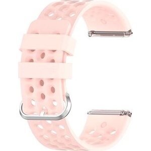 BStrap Silicone na Fitbit Versa/Versa 2 sand pink, veľkosť L Pole