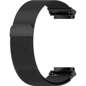 BStrap Milanese pre Xiaomi Amazfit Active Edge black