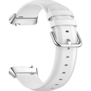 BStrap Leather pre Xiaomi Redmi Watch 3 Active/Lite white