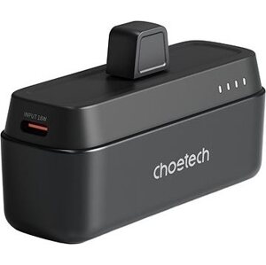 ChoeTech PD20W 5 000 mAh Power Bank with Type C Plug black