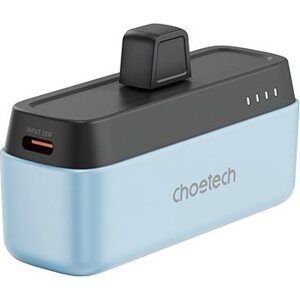 ChoeTech PD20W 5 000 mAh Power Bank with Type C Plug blue