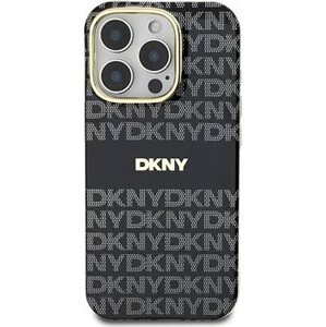 DKNY PC/TPU Repeat Pattern Tonal Stripe Magsafe Zadný Kryt pre iPhone 16 Pro Max Black