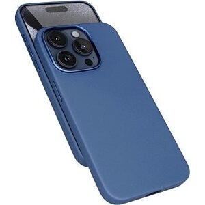 Epico Mag+ kožený kryt iPhone 16 Pro Max – modrý