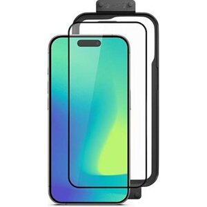Spello Shield 3D ochranné sklo s instalačním rámečkem iPhone 16 Pro - 2ks