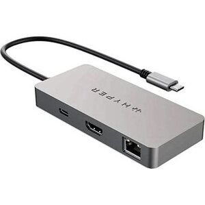 HyperDrive 5v1 USB-C Hub (WWCB), strieborný