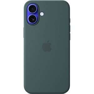 Apple Silikónový kryt s MagSafe na iPhone 16 Plus jazerne zelený