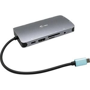 I-TEC USB-C Metal Nano Dock HDMI/VGA with LAN + Power Delivery 100 W