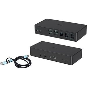 i-tec USB 3.0/USB-C/Thunderbolt 3 Professional Dual 4K Display Docking Station Gen2, PD 100 W