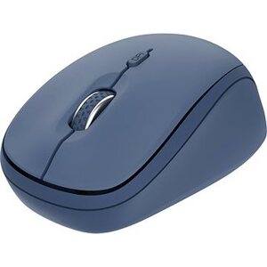 Trust Yvi+ Multi-Device Wireless-Bluetooth Silent Mouse, modrá
