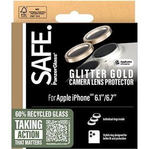 PanzerGlass SAFE Camera Apple iPhone 16/16 Plus trblietavo zlaté HoOps
