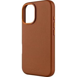 FIXED MagLeather s podporou MagSafe pre Apple iPhone 16 hnedý