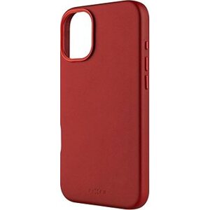 FIXED MagLeather s podporou MagSafe pre Apple iPhone 16 Plus červený