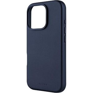 FIXED MagLeather s podporou MagSafe pre Apple iPhone 16 Pro modrý