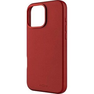FIXED MagLeather s podporou MagSafe pre Apple iPhone 16 Pro Max červený
