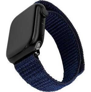 FIXED Nylon Sporty Strap na Apple Watch 38/40/41 mm tmavomodrý