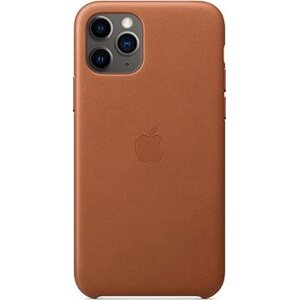 Apple iPhone 11 Pro Kožený kryt sedlovo hnedý