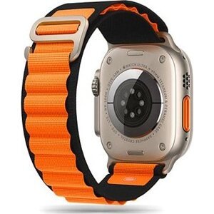 Tech-Protect Nylon na Apple Watch 42/44/45/49 mm, black/orange