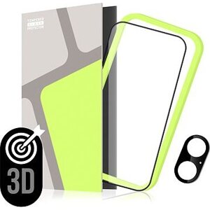 Tempered Glass Protector 3D pre iPhone 16 Plus + sklo na kameru + aplikátor (Case Friendly)