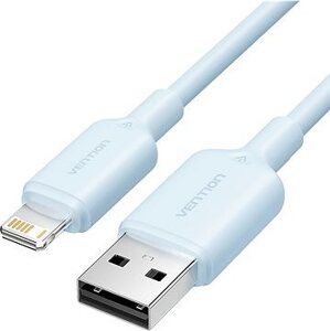 Vention USB 2.0 Type-A Male to Lightning Male 2,4 A Cable 1 m Blue PVC Type