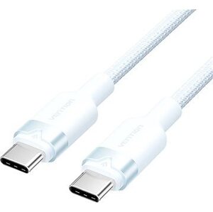 Vention USB 2.0 Type-C Male to Type-C Male 3 A Cable 1M Blue Aluminum Alloy Type