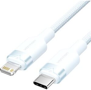 Vention USB 2.0 Type-C Male to Lightning Male 3 A Cable 1 m Blue Aluminum Alloy Type