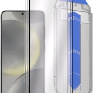 AlzaGuard 2.5D Glass EasyFit DustFree na Samsung Galaxy S24+ – 3 ks v balení s aplikátorom