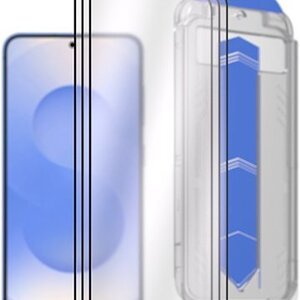 AlzaGuard 2.5D Glass EasyFit DustFree na Samsung Galaxy S25 – 3 ks v balení s aplikátorom