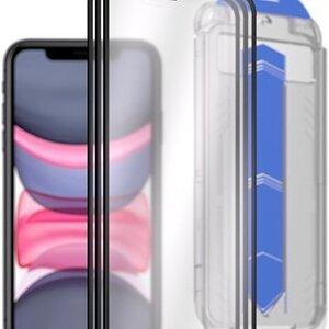 AlzaGuard 2.5D Glass EasyFit DustFree na iPhone 11/XR – 3 ks v balení s aplikátorom