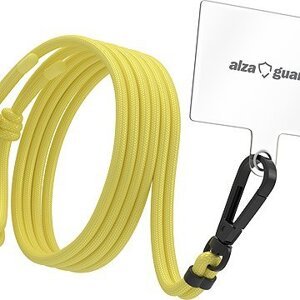 AlzaGuard Universal Phone Lanyard – žltá