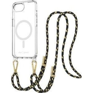 AlzaGuard Luxe Detach Lanyard Case Compatible with MagSafe for iPhone 16e žltozelený