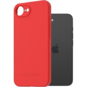 AlzaGuard Matte TPU Case pre iPhone 16e červený