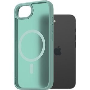 AlzaGuard Matte Case Compatible with Magsafe pre iPhone 16e modrozelený