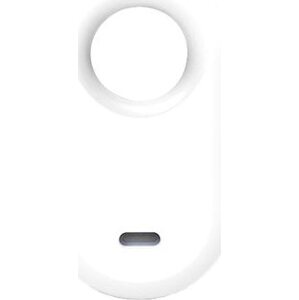 AlzaGuard Silicone Keychain pro Samsung SmartTag 2 - bílá