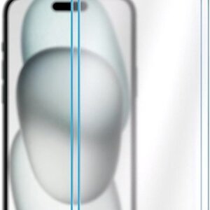 AlzaGuard 2.5D Case Friendly Glass na iPhone 15 – 2 ks v balení